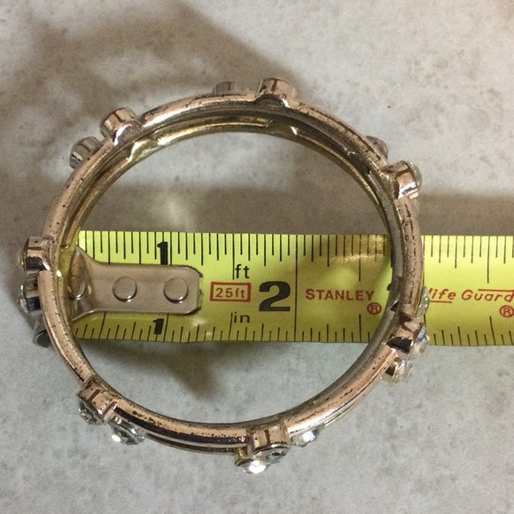 Trio silver gold copper bling bangle bracelets - Picture 6 of 6